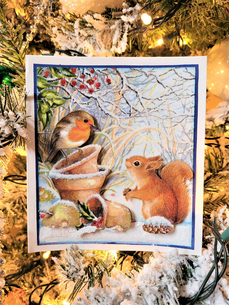 Winter Critters Holiday Card Tutorial