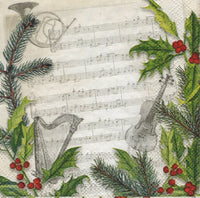 Christmas Song Napkin Set - Cocktail