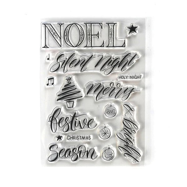 Elizabeth Crafts Clear Stamp: Noel