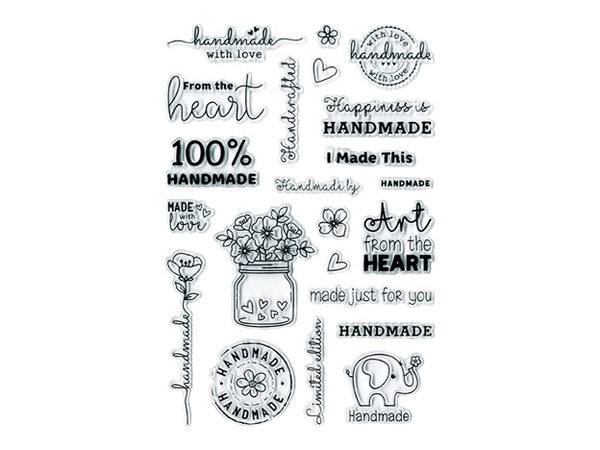 Clear Stamp: Handmade with Love