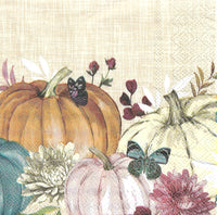 Summer Pumpkins Napkin Set - Cocktail