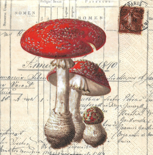 Mushrooms Napkin Set