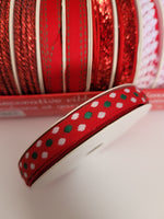 Holiday Ribbon Spool - 18 Styles to choose from