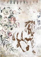 Floral Horse Paper