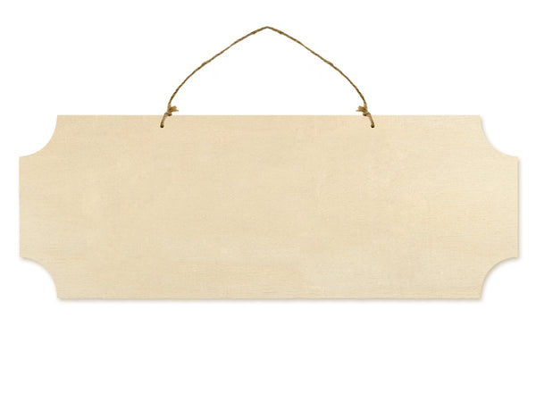 Wall Hanger (sign) with Jute Cord, 15.75"