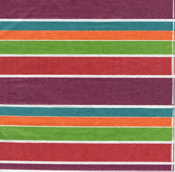 Colorful Stripes Napkins Set