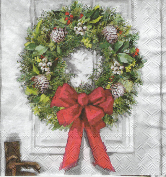 Winter Wreath Napkin Set