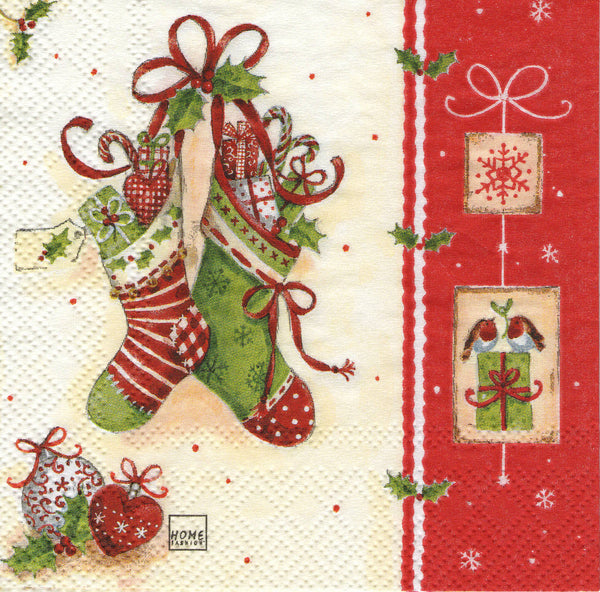 Christmas Stockings Napkin Set
