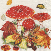 Toadstool Autumn Napkin Set