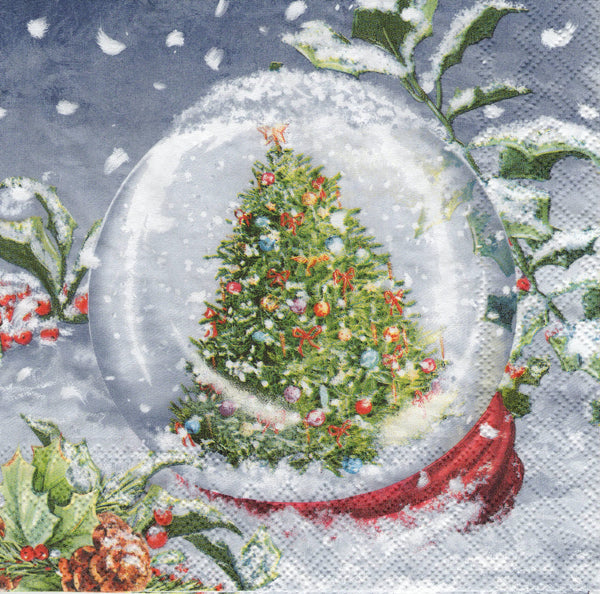 Christmas Snowglobe Napkin Set