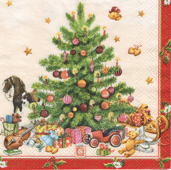 Nostalgic Christmas Tree Napkin Set