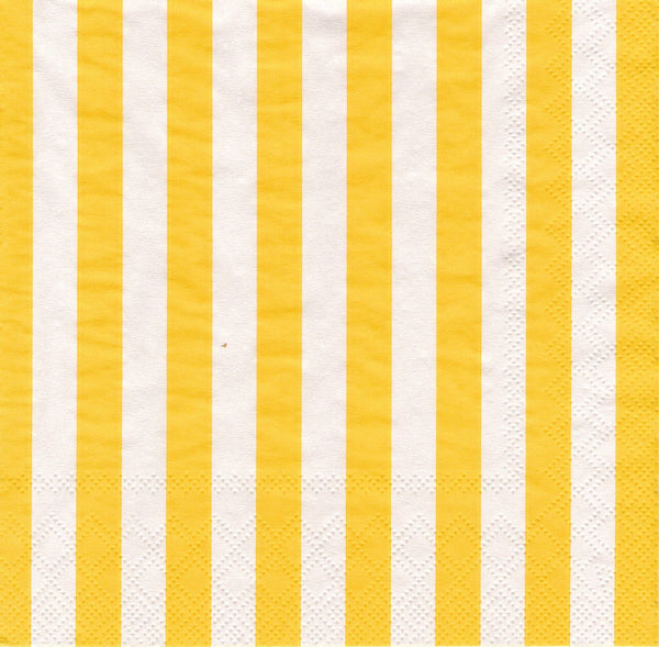 Yellow Stripes Napkins Set