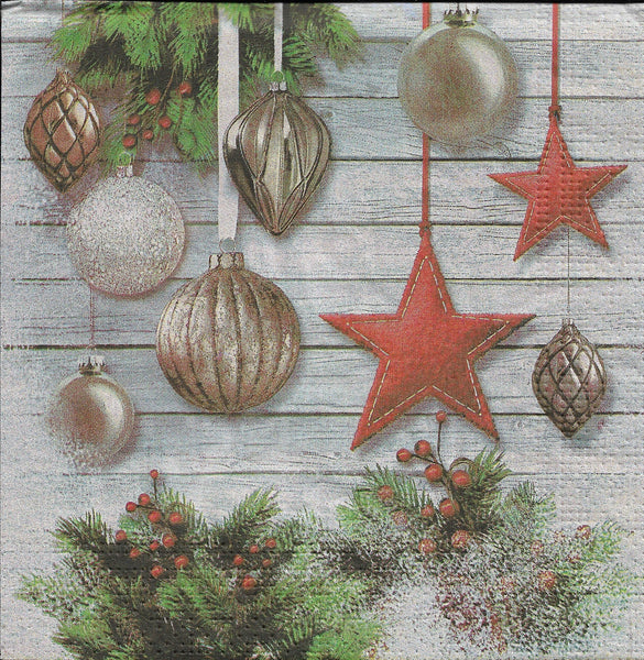 Rustic Ornaments Napkin Set