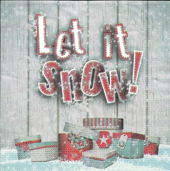 Let It Snow Napkin Set