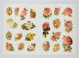 Old - Time Roses Sticker Book