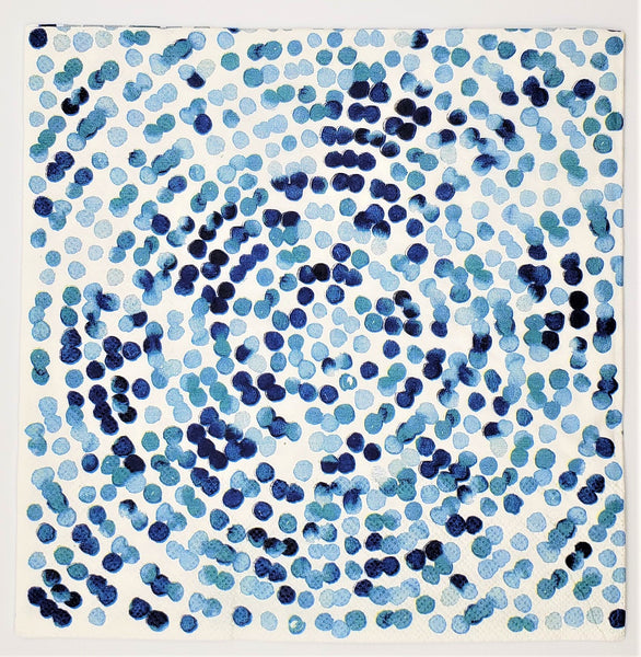Dots in Blue Napkin Set