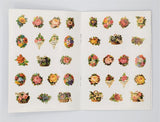 Old - Time Mini Floral Sticker Book