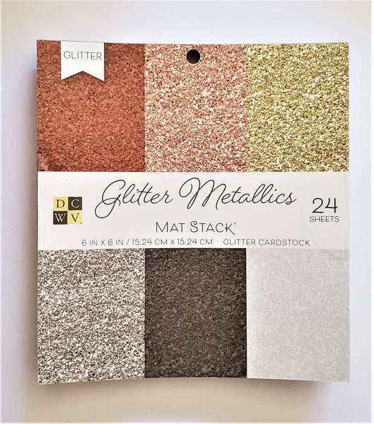 Glitter Metallics - Cardstock Pad - 6" x 6"