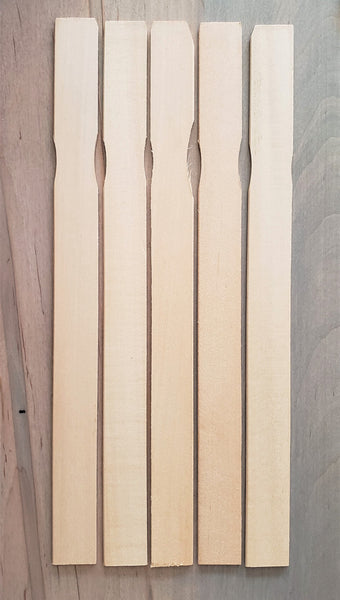 Unfinished Wood Paint Sticks