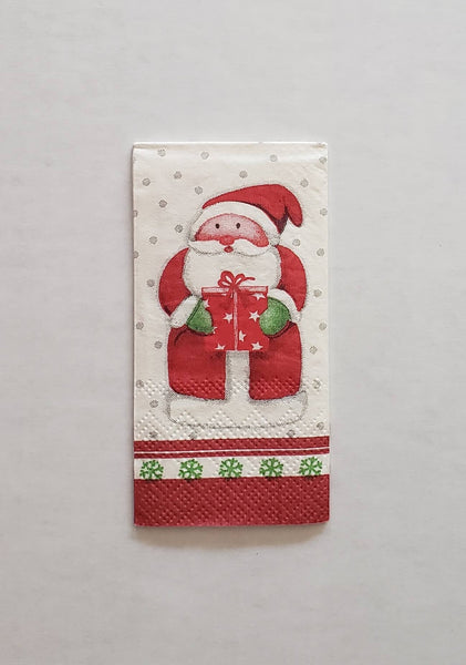 Santa Napkin Set - Pocket Size