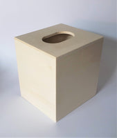 Wood Tissue Box  - Unfinished