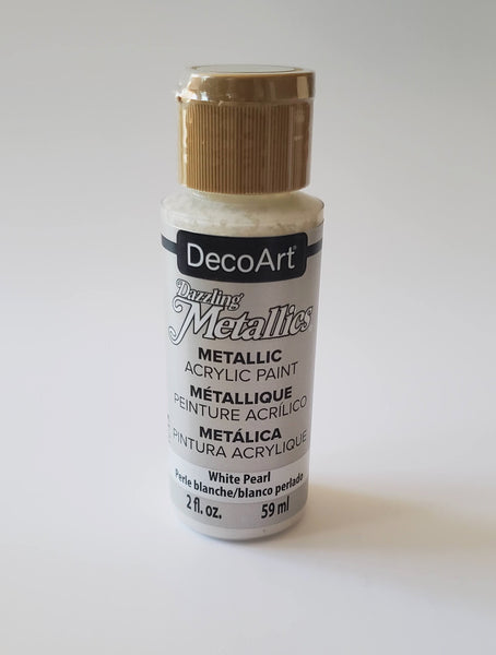 Finnabair - Art Alchemy - Metallique Acrylic Paint - White Pearl