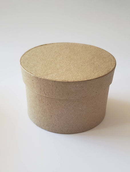 Paper Mache Box - Round