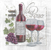 Vino Rosso Napkin Set - Lunch