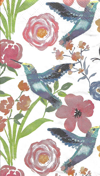 Hummingbird Napkin Set - Long (Guest)