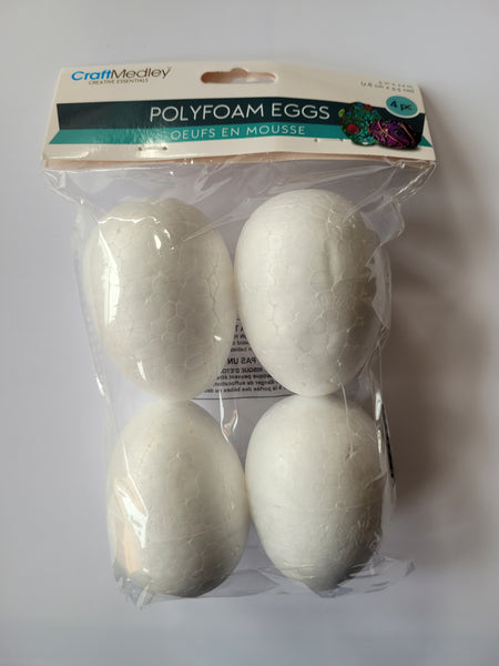 Foam Eggs- 3" x 2"