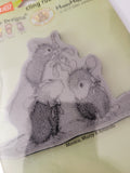 Stampendous Cling Stamp - House Mouse,Mistletoe Mice