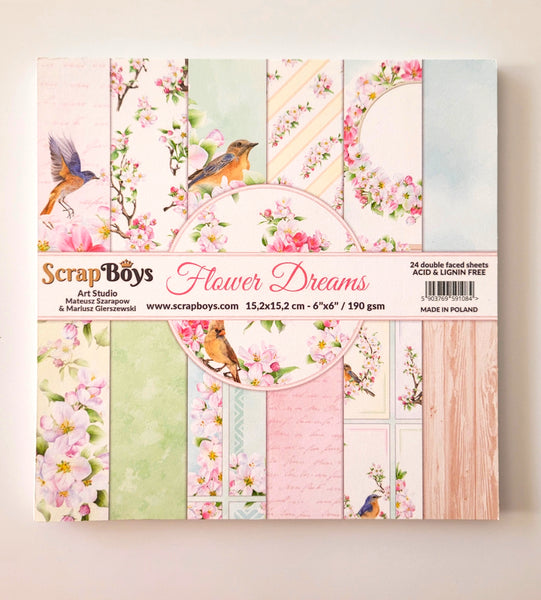 Flower Dreams, Paper Pad, 6 x 6
