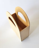 Bag with Handles - Unfinished Wood