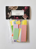 Cardstock Paper Snippet Embellishments - 6 colourways available