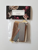 Cardstock Paper Snippet Embellishments - 6 colourways available