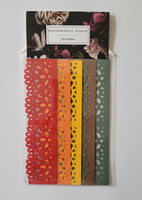 Paper Lace Border Embellishments - Wide, 8 colourways available