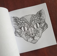 Cats Adult Colouring Book