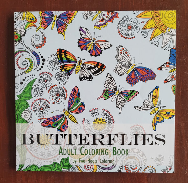 Butterflies Adult Colouring Book