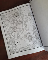 Beauties in Fairyland Adult Colouring Book
