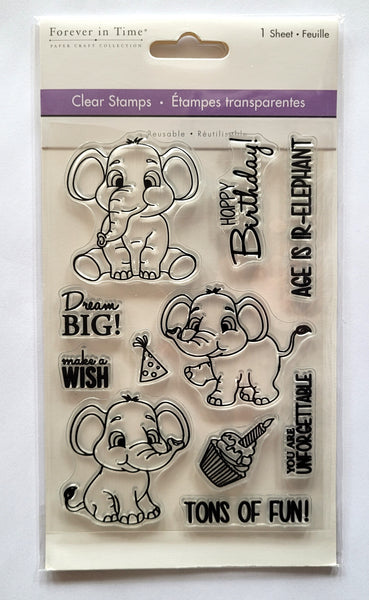 Clear Stamp: Elephant