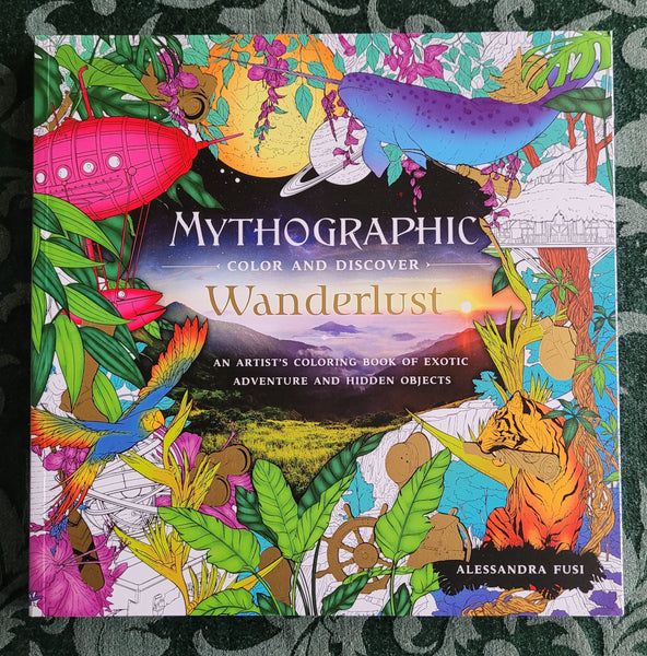 Mythographic Wanderlust Adult Colouring Book
