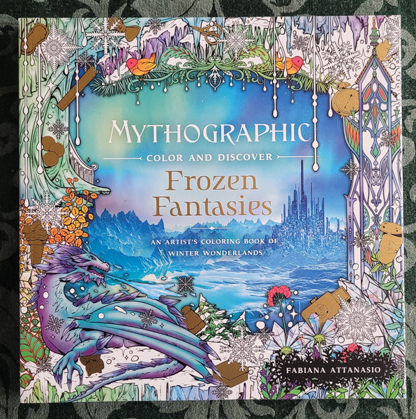 Mythographic Forzen Fantasies Adult Colouring Book