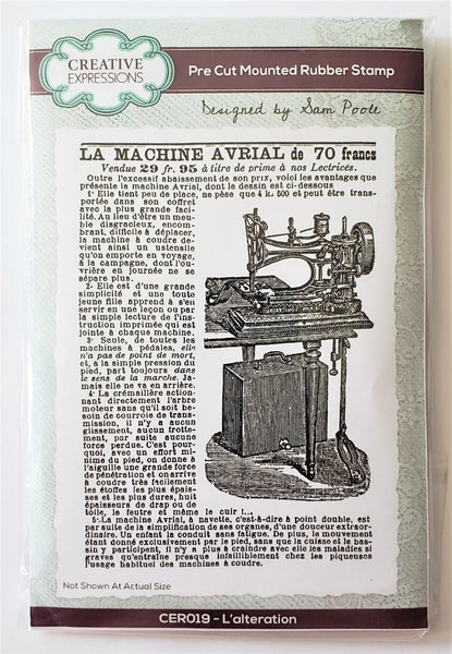 L'alteration Rubber Stamp
