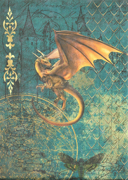 Dragon Decoupage Paper by Decoupage Queen