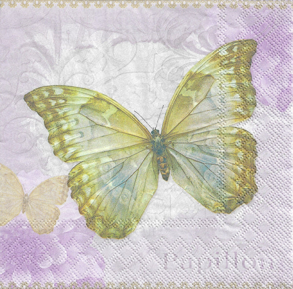 Beautiful Butterfly Napkin Set - Lunch
