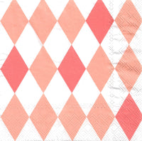 Pink Diamonds Napkin Set - Lunch