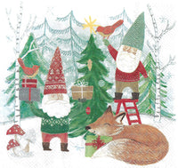 Gnomes Decorating Napkin Set - Lunch