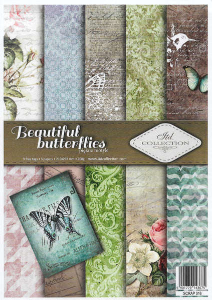 Beautiful Butterflies Paper Pad