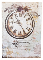Romantic Journal Clock Rice Paper