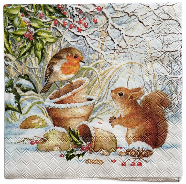 Winter Critters Napkin Set - Lunch